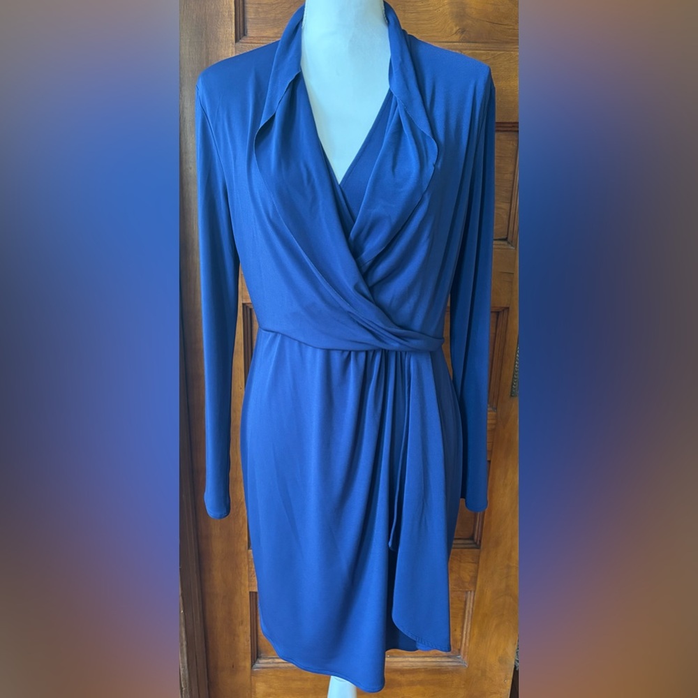Victoria’s Secret Blue Faux Wrap Dress